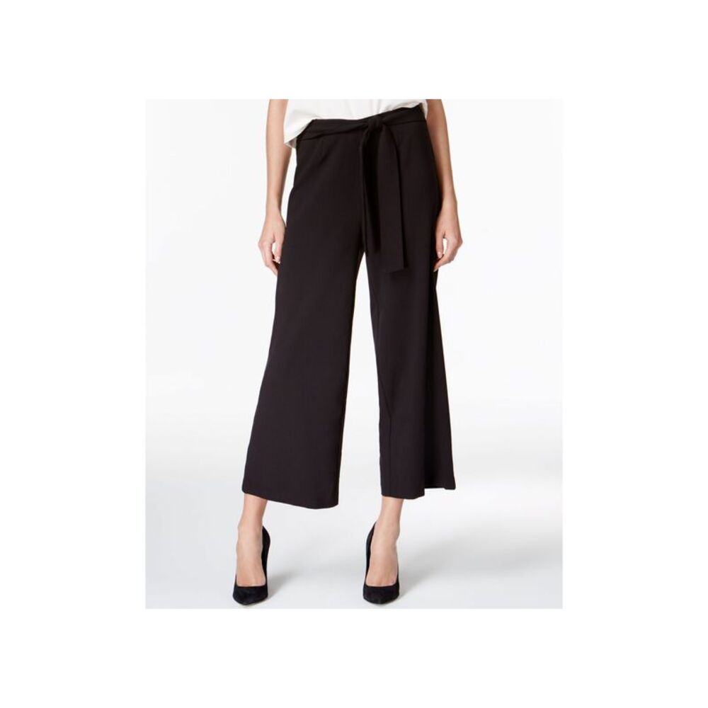 kensie Cropped Wide-Leg Pants